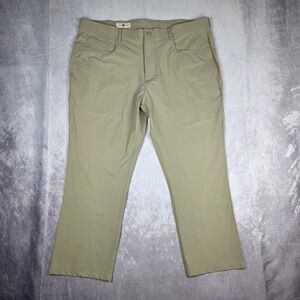 Onward Reserve Pants Mens‎ 40x32 Beige Performance Stretch 5 Pocket (40x26) EUC